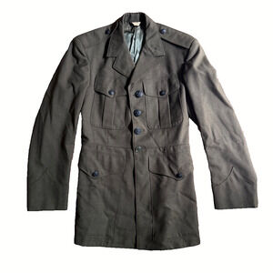 U.S. Marine Corps Dress Green Service Coat 36R NSN 8405-00-282-1811